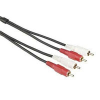 Hama Audio Connecting Cable 2 RCA (phono) Plugs - 2 RCA (phono) Plugs, 2.5 m (00043407)